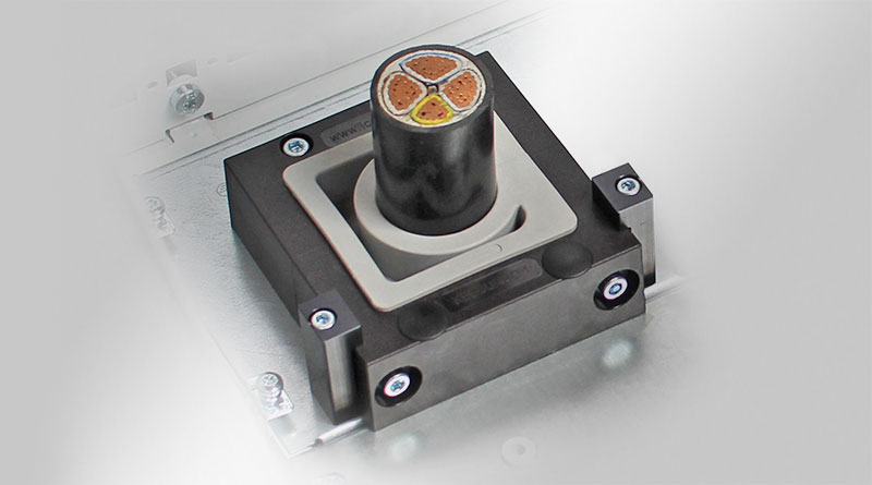 KEL-JUMBO 電源線用分割式ケーブルエントリフレーム 保護等級IP54/UL